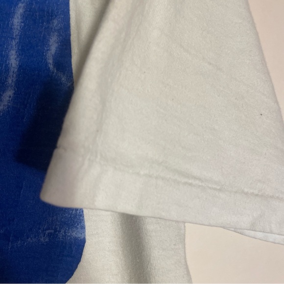 VTG Duke Blue Devils T- Shirt Adult Size L Single Stitched White - NICE Print! - Picture 4 of 8